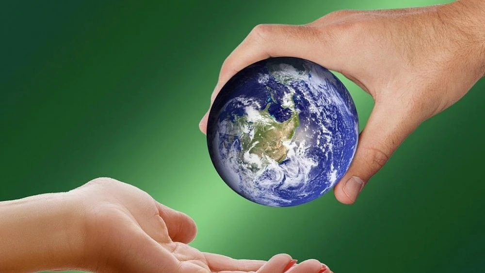 Dlaně a zeměkoule