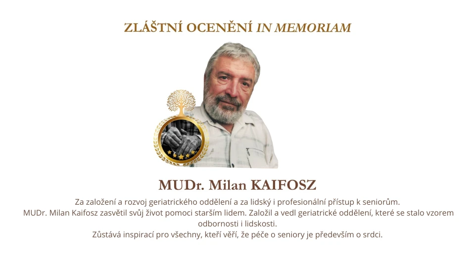 Cena za mimořádný přínos v oboru gerontologie